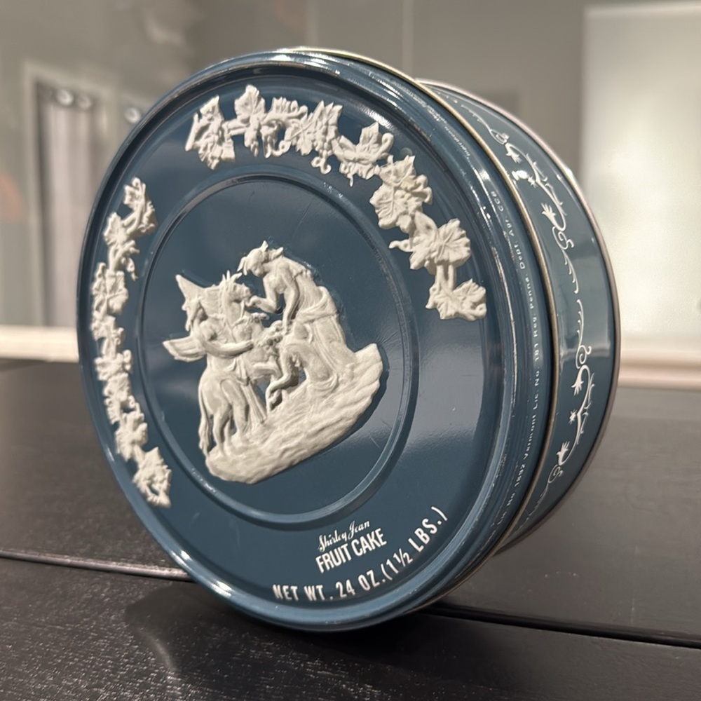 Shirley Jean Vintage Pegasus Fruit Cake Tin